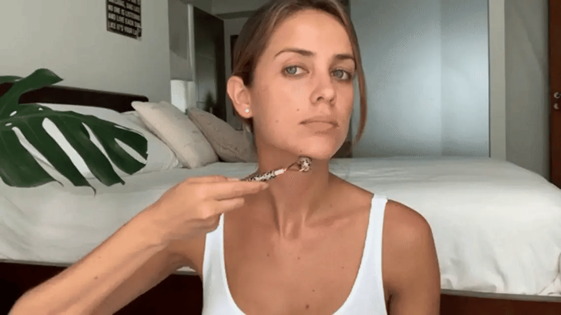 Rodillo de Jade para masaje Facial