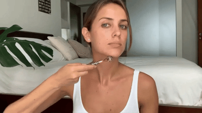 Rodillo de Jade para masaje Facial