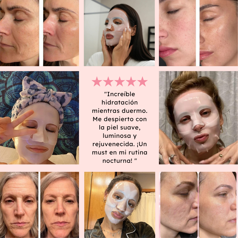 Mascarilla de Bio Colágeno - ¡Llévate 4 y recibe 4 MÁS GRATIS!