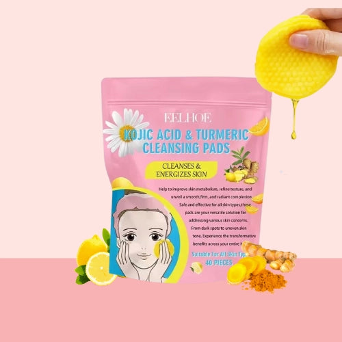 Discos Limpiadores y Exfoliantes de Cúrcuma y Ácido Kójico - ¡Llévate 2 por el precio de 1! 😍