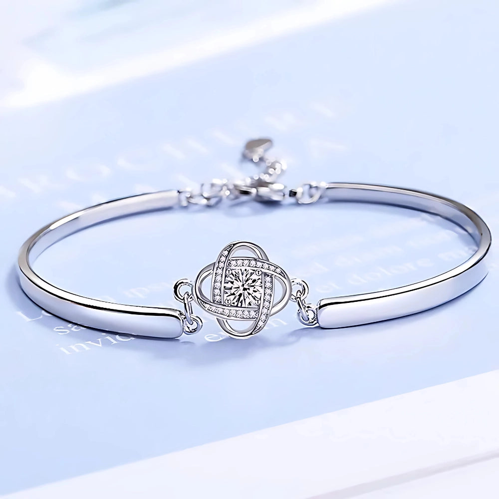 Pulsera Trébol de Plata