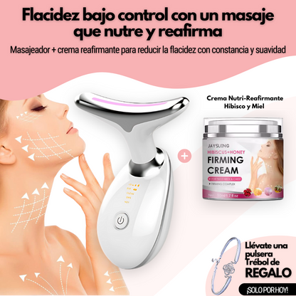 Pack Lifting 2 en 1: Masajeador + Crema Reafirmante y Pulsera de Regalo 🎁