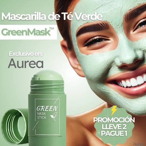 PACK DETOX: Llévate 2 Mascarillas de Té Verde + 1 Parche GRATIS