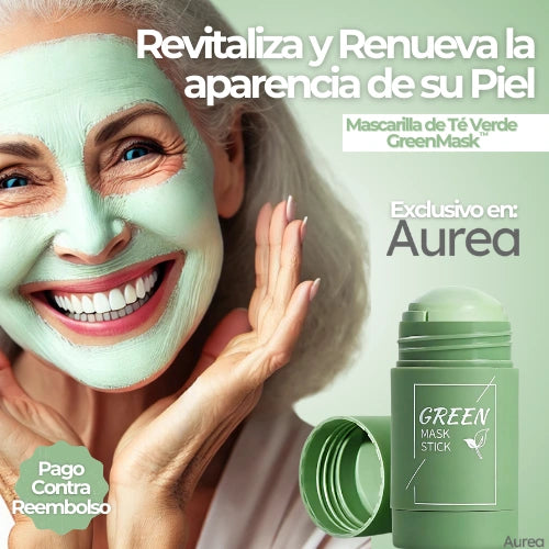 PACK DETOX: Llévate 2 Mascarillas de Té Verde + 1 Parche GRATIS