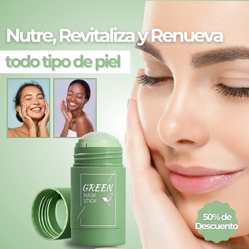 PACK DETOX: Llévate 2 Mascarillas de Té Verde + 1 Parche GRATIS