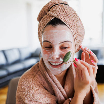 Rodillo de Jade para masaje Facial
