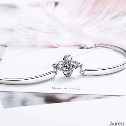 Pulsera Trébol de Plata